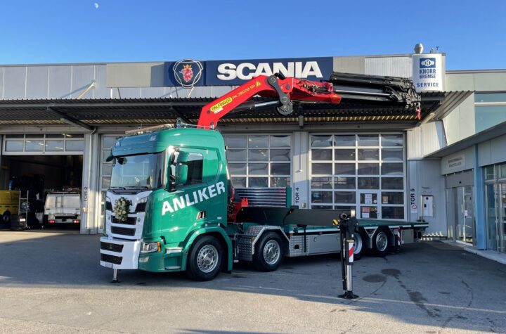 Scania Emmen stellt vor: Neues Kran-Modell Anliker - LKW-News aktuell und informativ