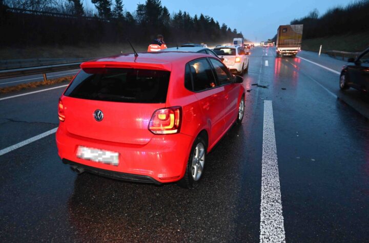 Doppelte Kollision auf Autobahn am Bürerstich (SG) - LKW-News aktuell und informativ