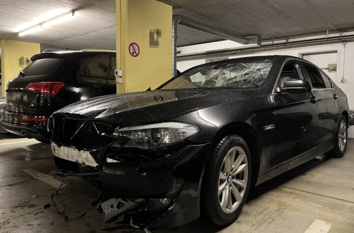 Zeugenaufruf: Unfall von schwarzem BMW mit Verkehrsinsel in Rebstein (SG) - LKW-News aktuell und informativ