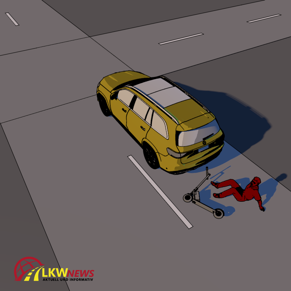 Kontrollverlust über E-Scooter hat Unfall zur Folge (W) - LKW-News aktuell und informativ