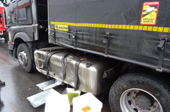 400 Liter Diesel bei Unfall ausgelaufen - LKW-News aktuell und informativ