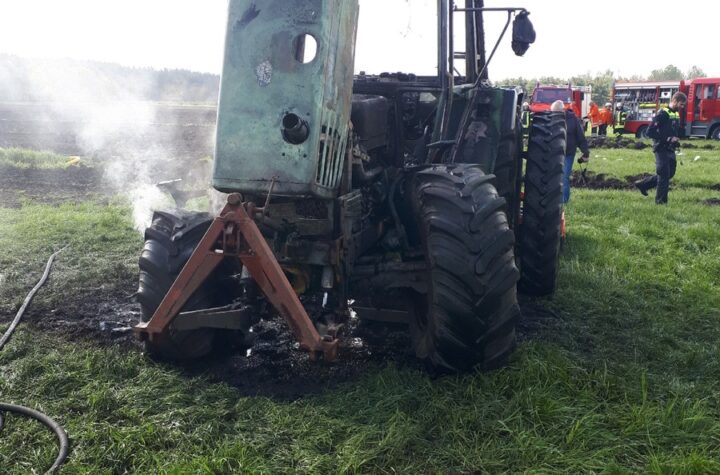 Brand eines Traktors - LKW-News aktuell und informativ