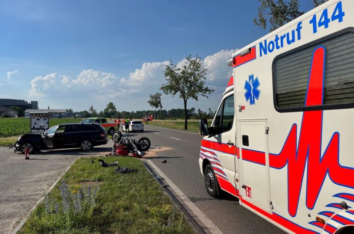 Rümlang: Schwer verletzter Motorradfahrer nach Frontalkollision  - LKW-News aktuell und informativ