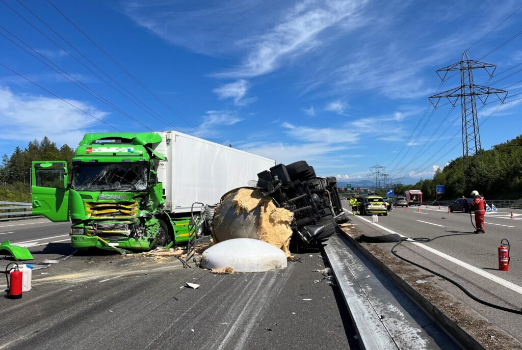 A1 Zürich-Seebach: Verkehrsunfall führt zu massiver Verkehrsbeeinträchtigung - LKW-News aktuell und informativ