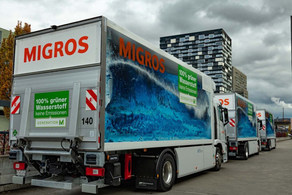 Auch die Migros setzt auf Wasserstoff-Fahrzeuge - LKW-News aktuell und informativ