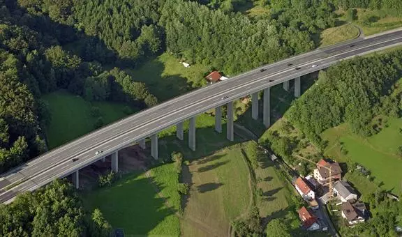 Baubeginn für den Ersatzneubau der Talbrücke Römershag zwischen den Anschlussstellen Bad Brückenau-Volkers und Bad Brückenau Wildflecken - LKW-News aktuell und informativ