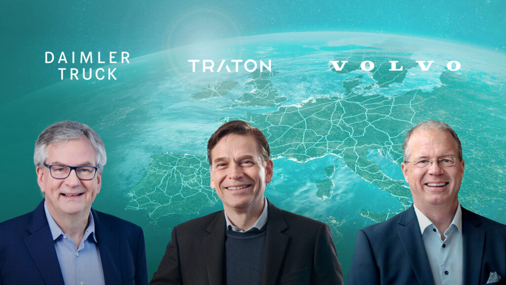Daimler Truck, TRATON GROUP und Volvo Group geben Startschuss für Joint-Venture für europäisches Hochleistungs-Ladenetz - LKW-News aktuell und informativ 1