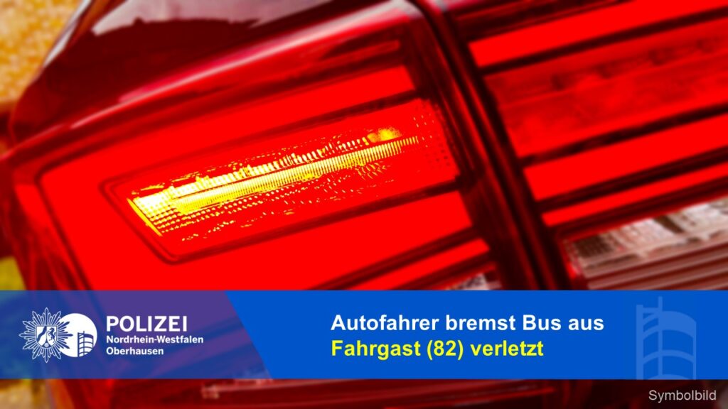 Oberhausen: Unbekannter Autofahrer bremst Bus aus Fahrgast verletzt  - LKW-News aktuell und informativ