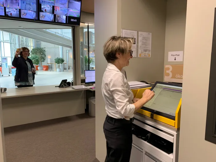 Unscheinbar und doch zentral: Die Filiale mit Partner im Schweizer Paraplegiker-Zentrum in Nottwil - LKW-News aktuell und informativ