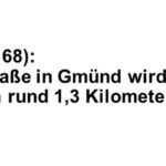 Gmünd (L 68): Landesstraße in Gmünd wird auf einer  Länge von rund 1,3 Kilometern saniert - LKW-News aktuell und informativ