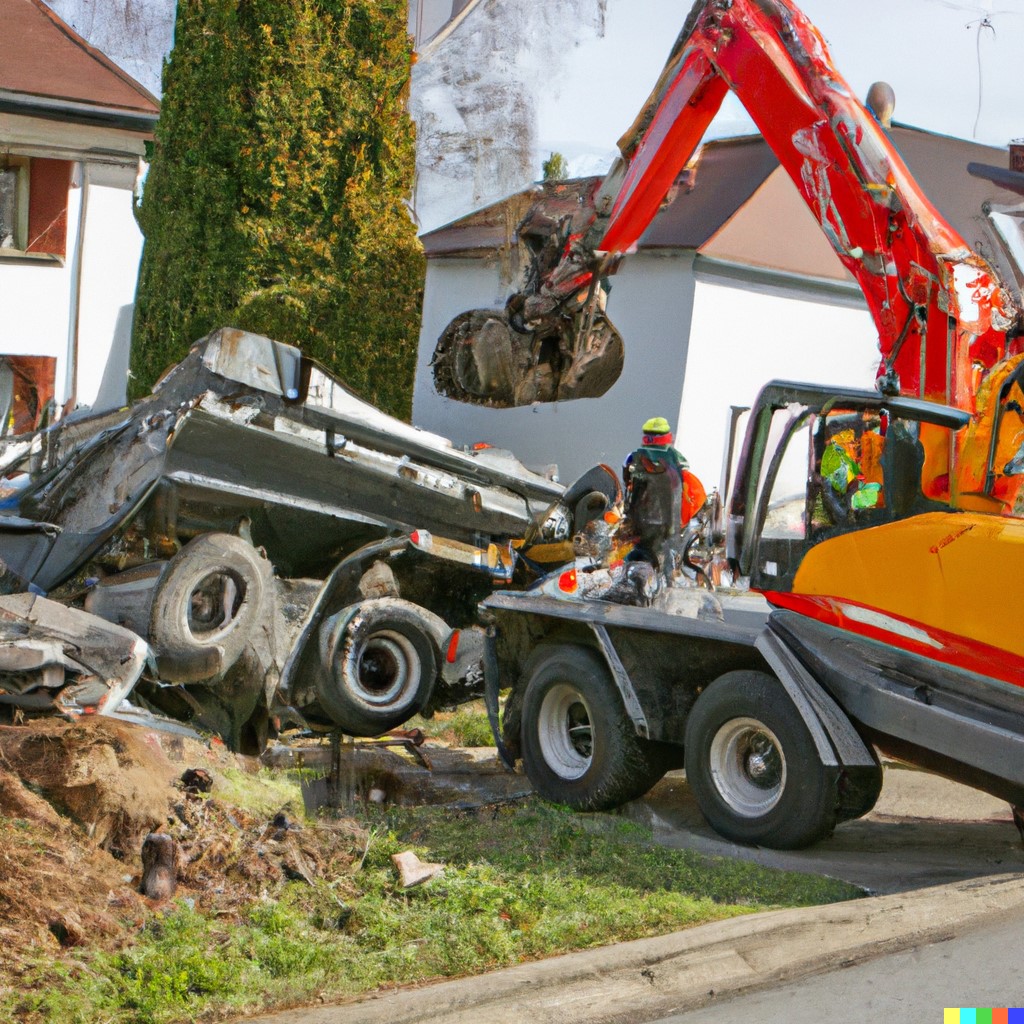 Graz-Umgebung: Schwerer Unfall mit Baumaschine￼ - LKW-News aktuell und informativ