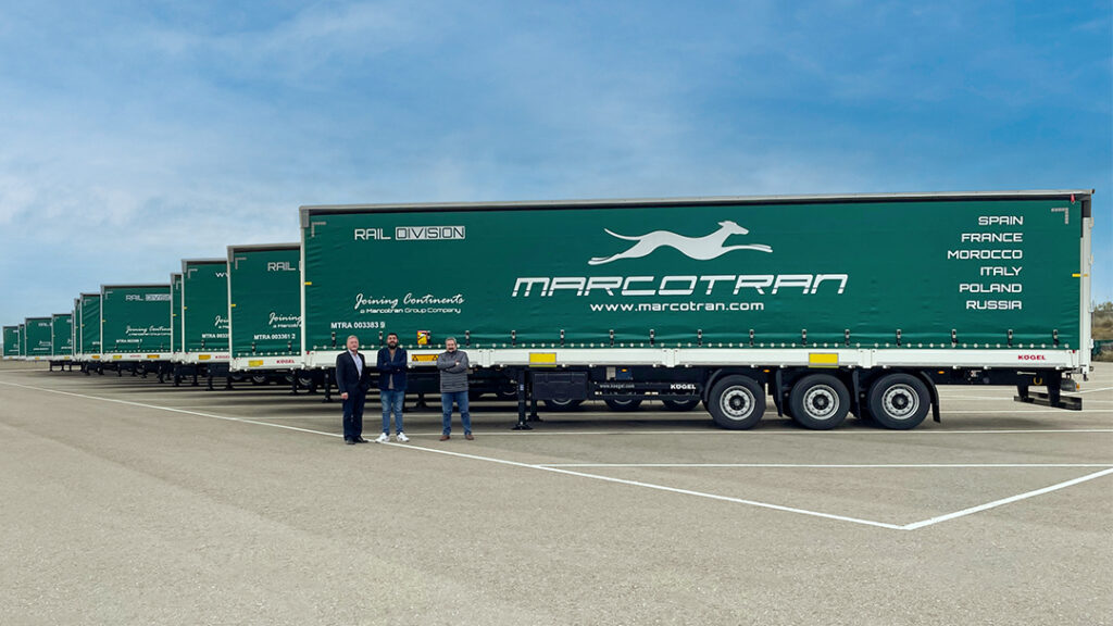 Kögel Trailer GmbH: Marcotran setzt auf Kögel Cargo Rail - Schiene ist Teil der Nachhaltigkeitsstrategie - LKW-News aktuell und informativ