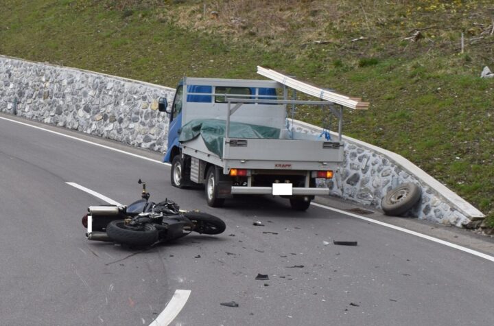 Urnäsch: Motorradfahrer verletzt sich bei Verkehrsunfall - LKW-News aktuell und informativ