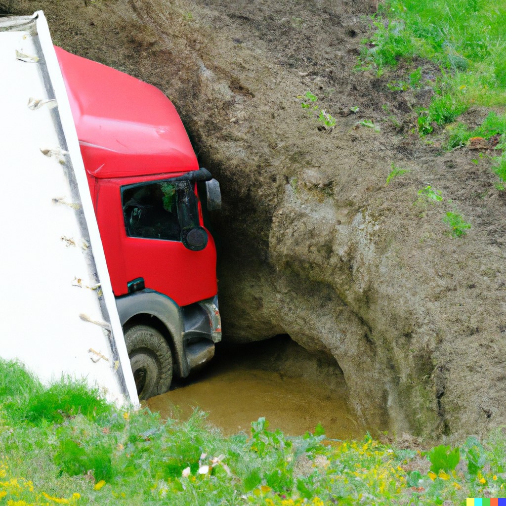 Aalen: Gefahrgut-Lkw im Graben - LKW-News aktuell und informativ