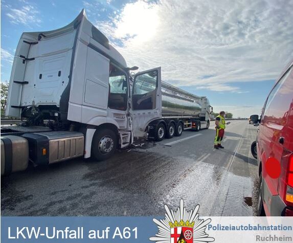 Beindersheim (BAB 61): Unfall mit Lkw verursacht Stau - LKW-News aktuell und informativ