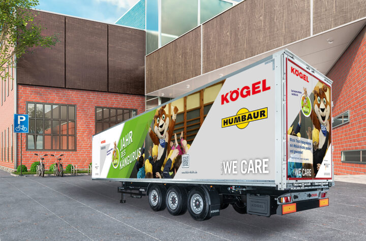 Kögel Trailer GmbH - Achtung, LKW! - Känguru Blicki macht Augsburgs Straßensicherer für Kinder - LKW-News aktuell und informativ