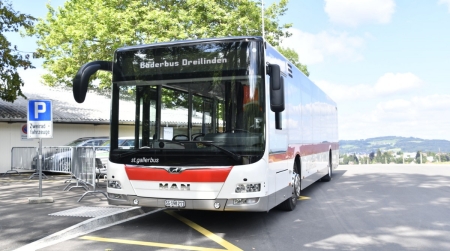 St. Gallen: Gratis unterwegs mit dem Bäderbus Dreilinden - LKW-News aktuell und informativ