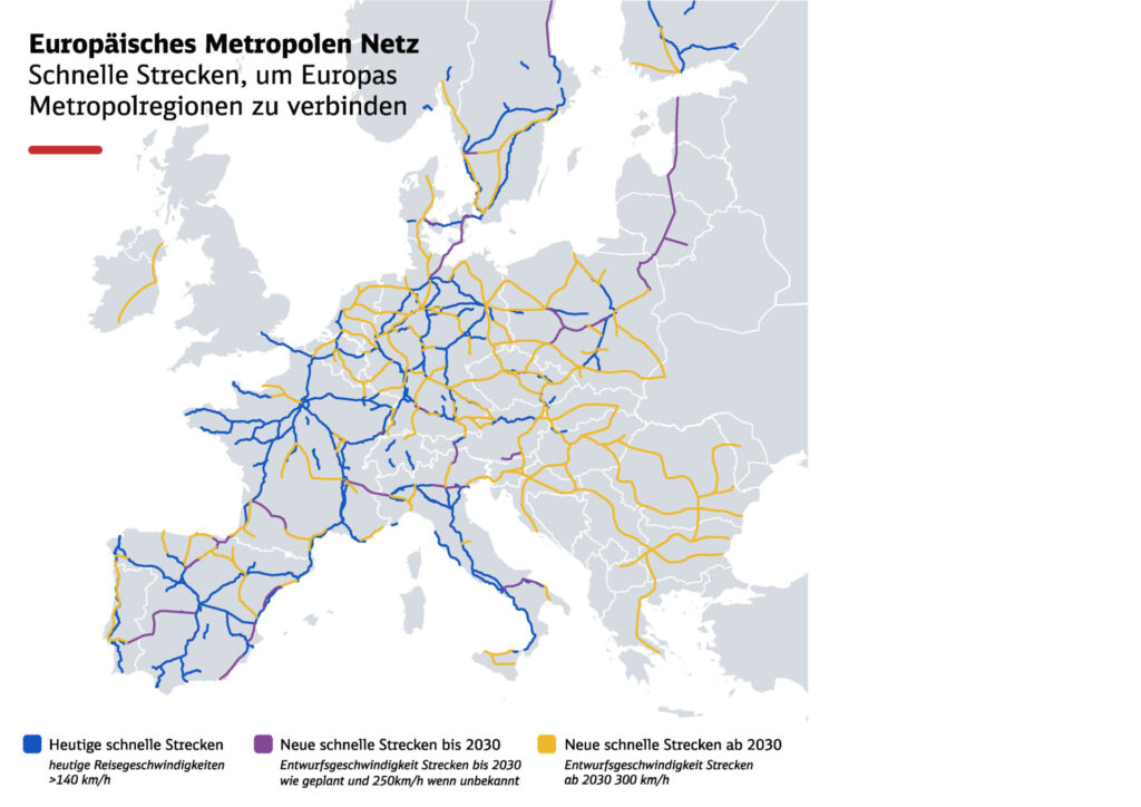 DB legt Studie zum Ausbau des Hochgeschwindigkeitsverkehrs in Europa vor - LKW-News aktuell und informativ 1