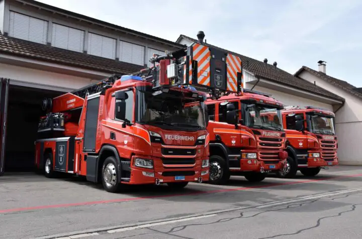 Einheitliche Scania-Flotte für die Feuerwehr Dornach - LKW-News aktuell und informativ