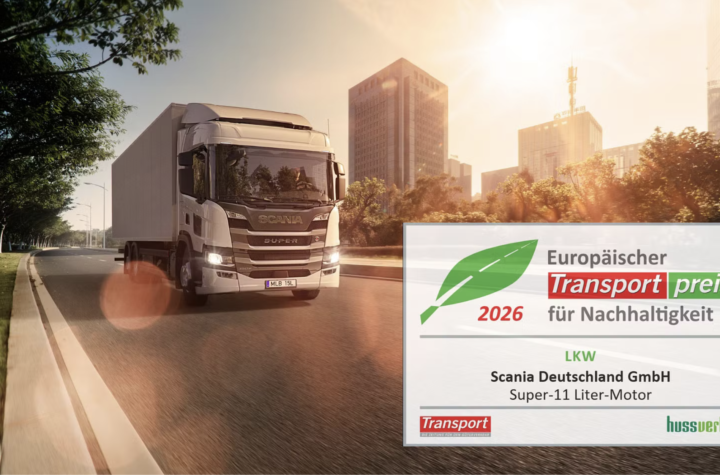 Scania gewinnt den Europäischen Transportpreis für Nachhaltigkeit mit dem Super 11 - LKW-News aktuell und informativ