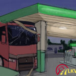 Mannheim: LKW bleibt an Überdachung hängen - LKW-News aktuell und informativ