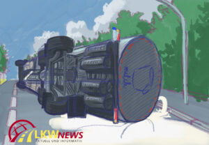 Stuttgart-Plieningen: Milchtanklaster umgekippt - LKW-News aktuell und informativ