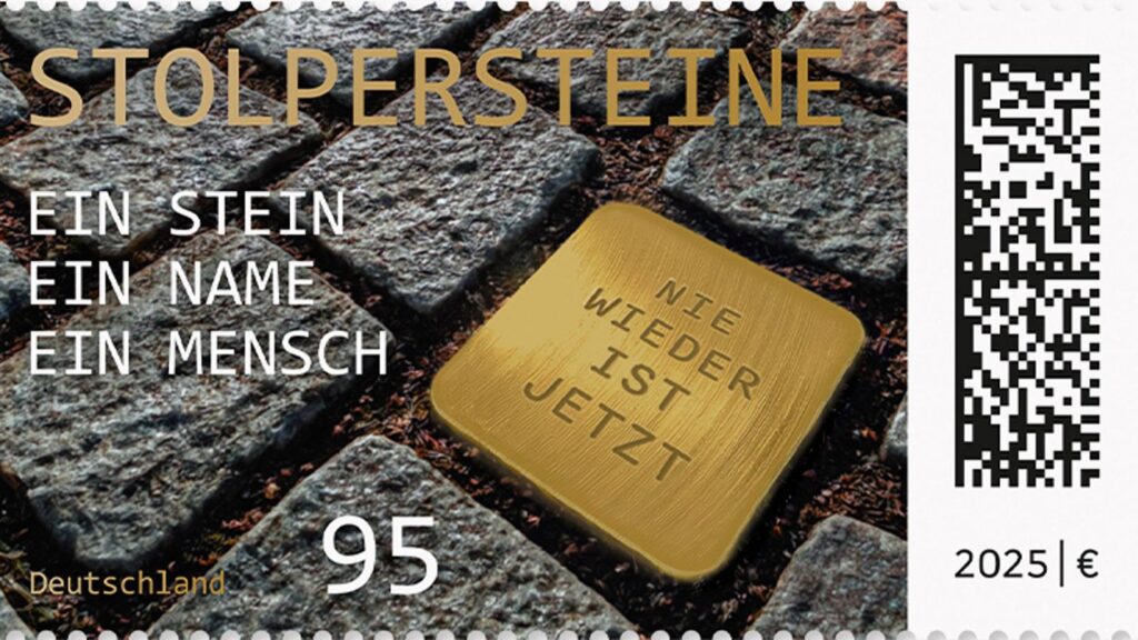 Sonderbriefmarke würdigt "Stolpersteine"-Initiative zum Gedenken an NS-Opfer - LKW-News aktuell und informativ